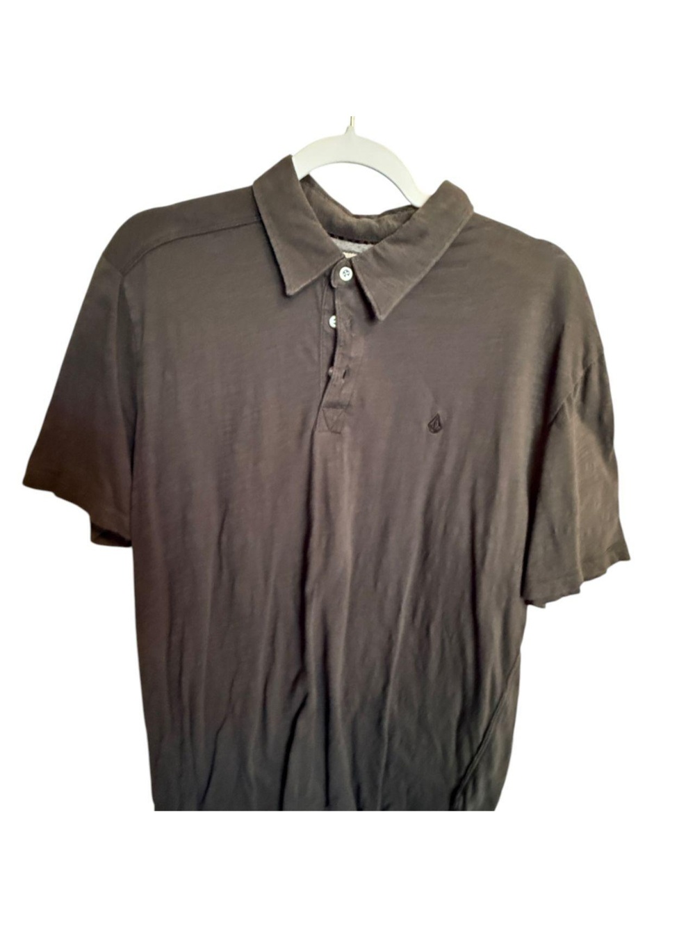 Volcom Grey Polo Shirt Size L